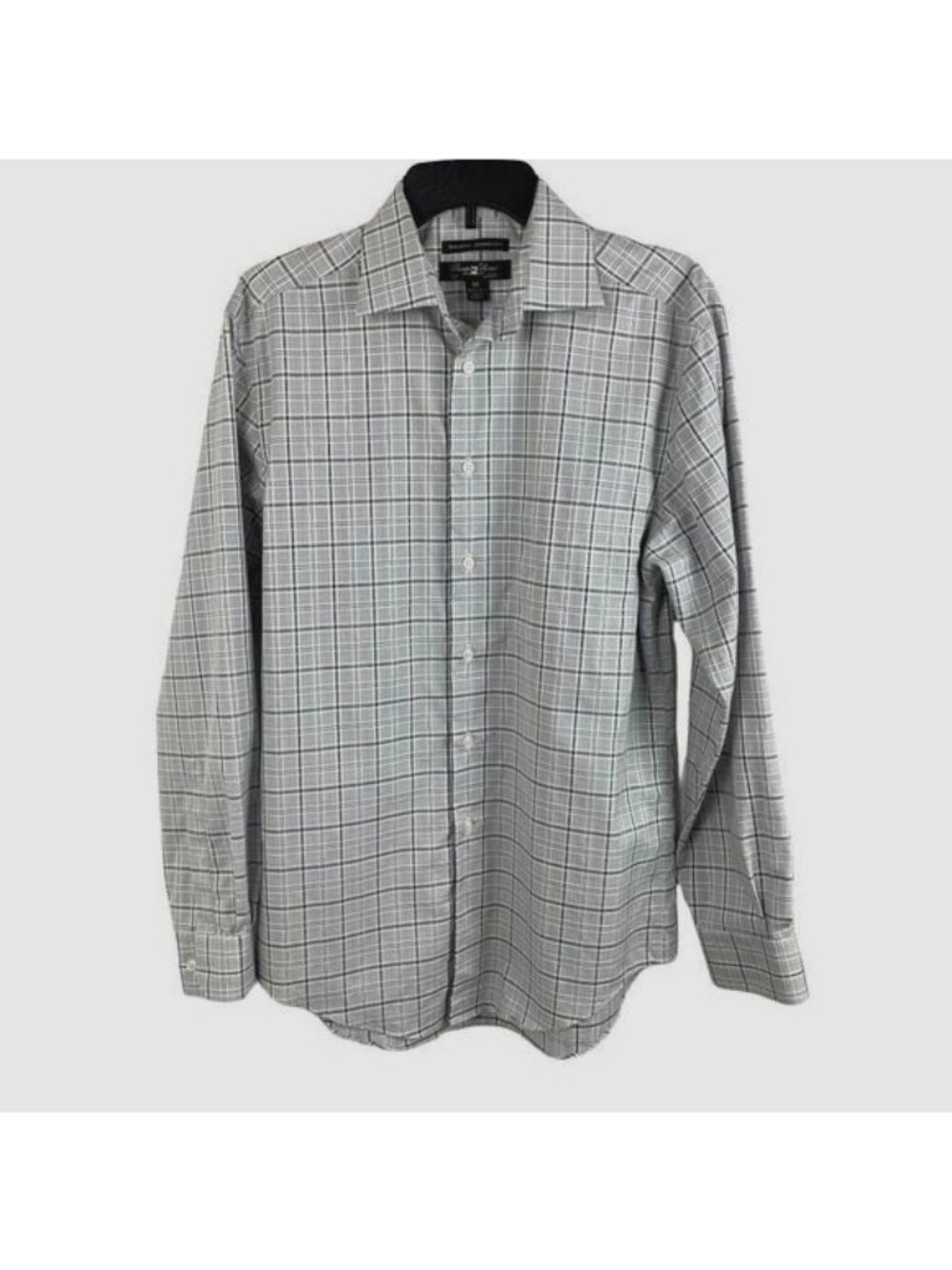 Pronto Uomo Men Non-Iron Modern Fit Long Sleeve Shirt Size M